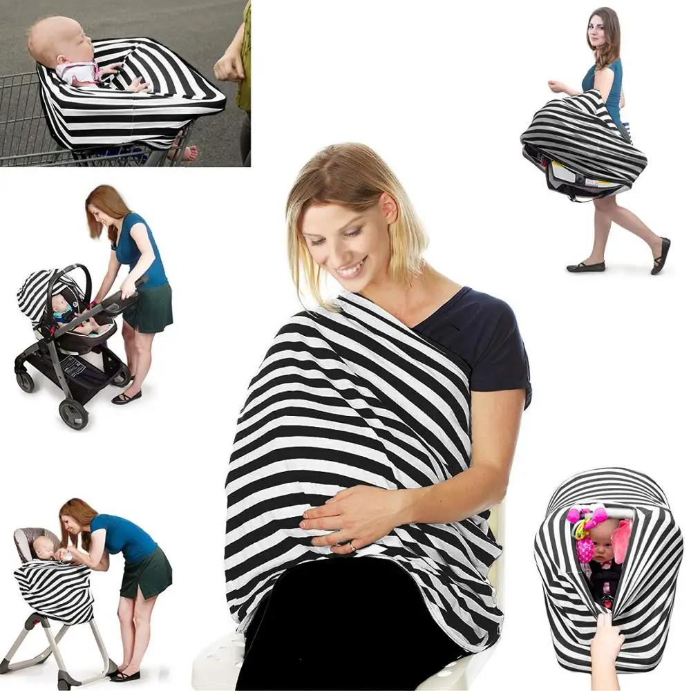 

Outdoor Mother Carseat Canopy Feeding Breastfeeding Breathable Polyester Apron Adjustable Nursing Covers Infant Stroller