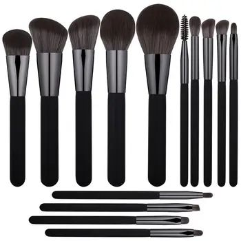 

14Pcs Professional Makeup Brushes Set Comfortable Handle Eye Shadow Eyebrow Concealer Powder Make Up Tools Kit