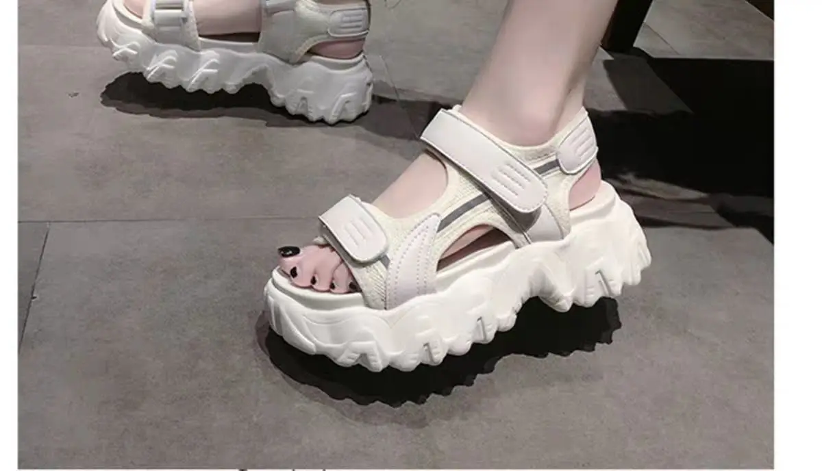 2021 women sandals platform chunky wedge shoes