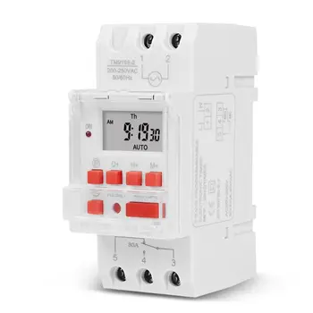 

TM919B Heavy Duty Digital Time Switch Relay Timer Control Din Rail Mount Weekly
