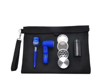 

Tobacco Bag Set Metal Herb Grinder Storage Metal Box Tin Silicone Smoking Pipe