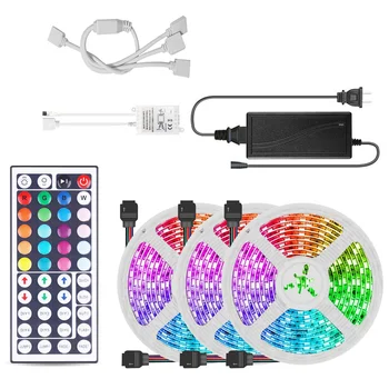 

1/5/10m LED Strip Light Flexible Portable 5050 RGB Lighting Ribbon TV Desktop Screen Backlight Tape Strings with Remote Control