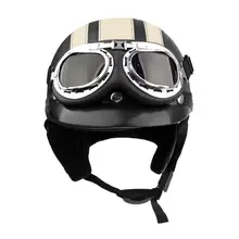 

Bicycle Helmet Multicolor Motorcycle Half Helmet with Visor for Men Women