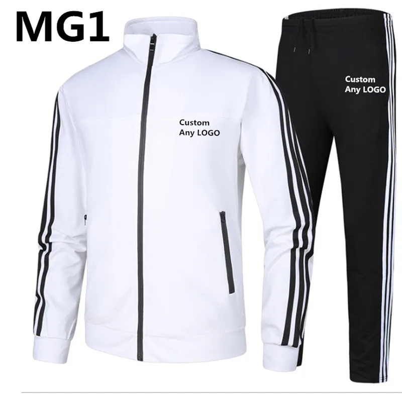 MG1, мужской спортивный костюм, бренд, зимний, мужской, облегающий, стоячий воротник, удобный, Harajuku стиль, мужской, уплотненный, теплый, спортивная одежда