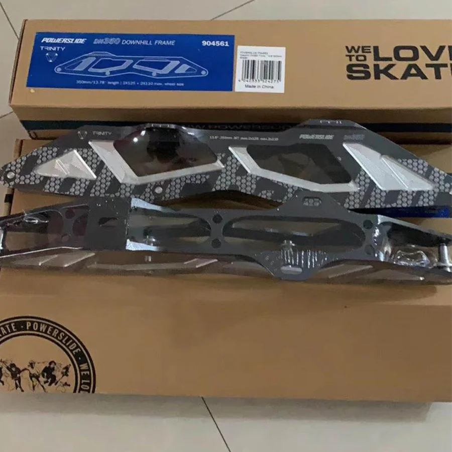 100% оригинал Powerslide DH350 Trinity горные рамы для коньков 125 110 125mm стабильный подшипники