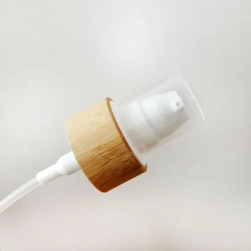2 bamboo lotion cap Капельница деревянная крышка бутылки пипетка стеклянная пипетка, поставки эфирного масла(поставки) 18 мм размер шеи бамбуковая пипетка крышки - Цвет: 2 bamboo lotion cap
