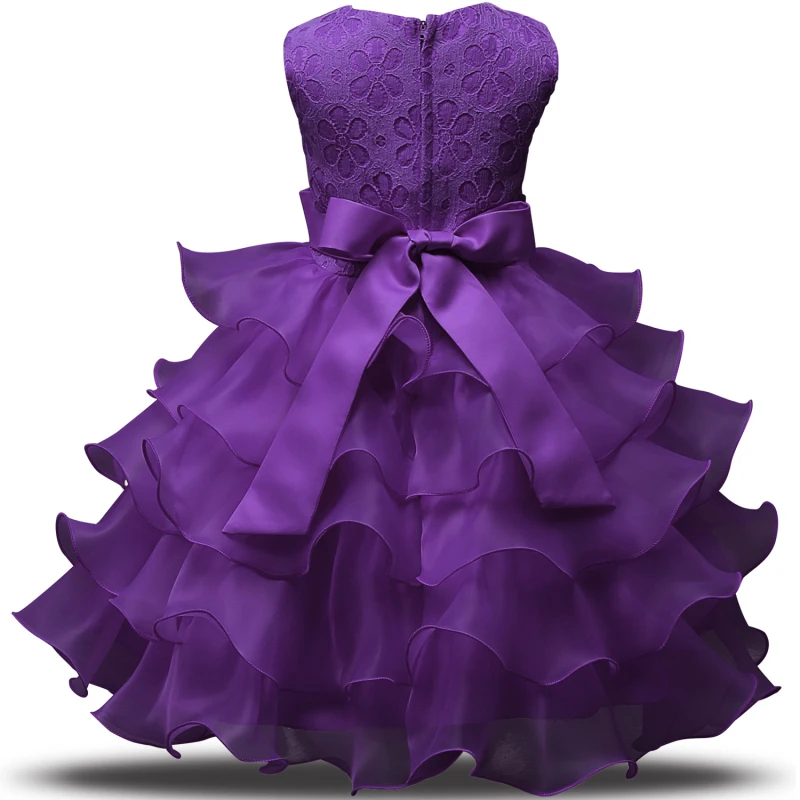 Princess Dress Girls Flower Ball Gown Wedding Party Baby Girl Clothes Kids New Year Dresses for Girls Christmas costumes 0-12yrs
