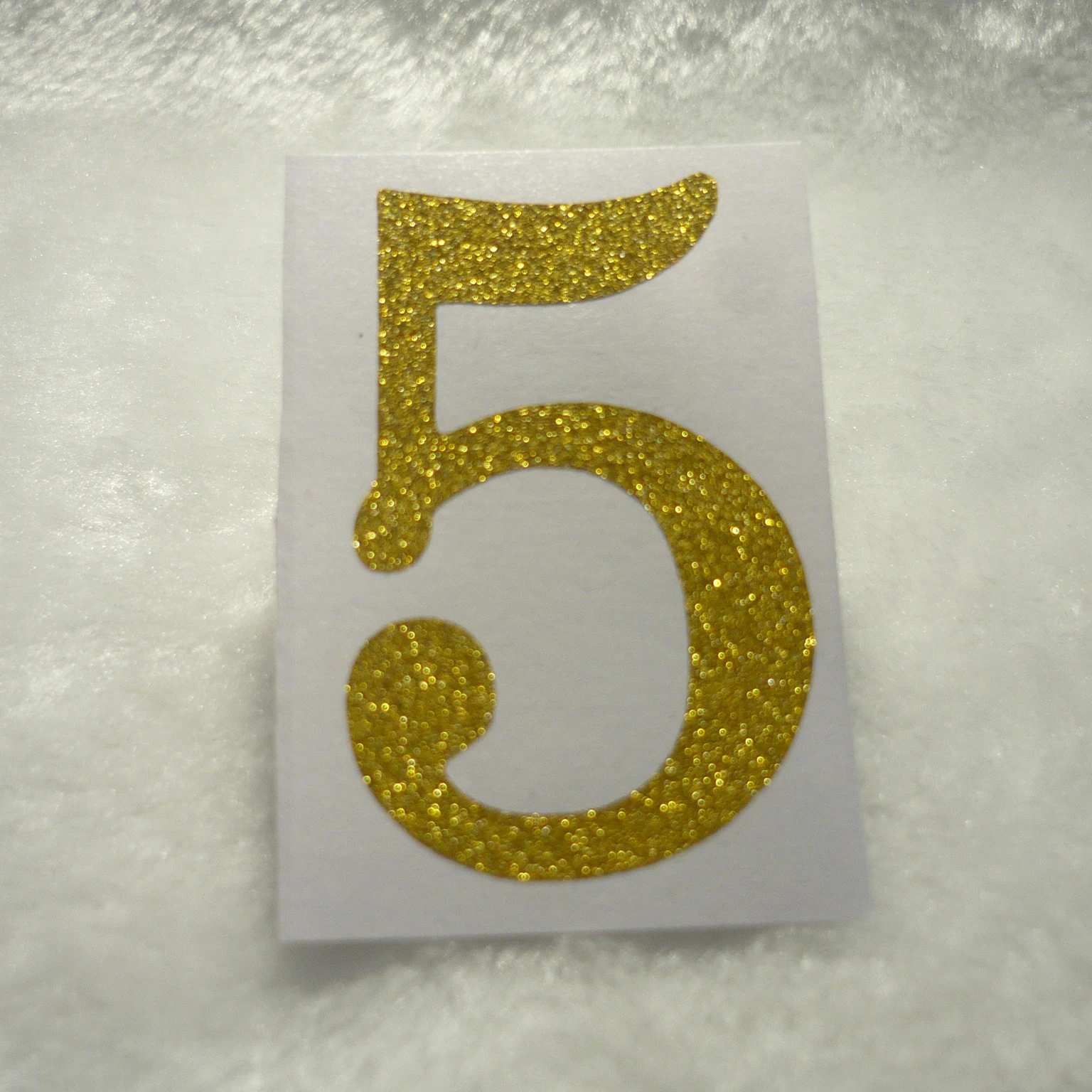 2 дюйма Золотой блестящий номер &quot5" наклейки декоративный номер|sticker round|stickers