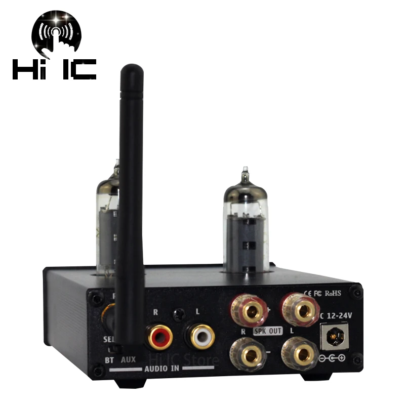 HiFi аудио 6J4 желчная трубка предусилитель и усилитель высокой мощности Усилитель 2*50 Вт домашний аудио цифровой усилитель звука с высокими басами