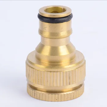 

Brass 1/2 to 3/4 Hose Connector Adapter Accessory For Car Spray Washing Tools