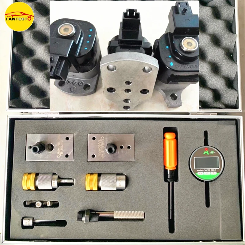 For Cummins HPI Diesel Injector 4089980 4089981 Actuator Test Repair Tool QSX15 ISX15 Q60 Solenoid Valve Travel Sealing Tester |