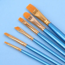 10 шт Акварельная кисть для рисования нейлоновая ручка для рисования волос Художественный набор кончиков для рисования LX9A