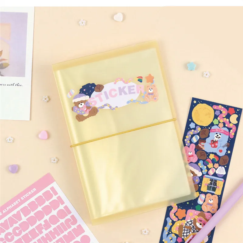 Книжка-наклейка 60 слотов двусторонняя большого размера | Канцтовары для офиса и