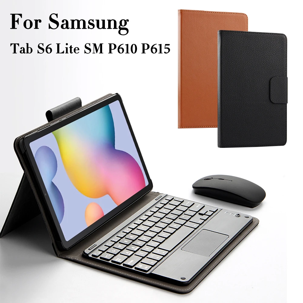 diefstal nikkel Vijfde Case Voor Samsung Galaxy Tab S6 Lite Bluetooth Toetsenbord Beschermhoes Tab  S6 Lite Sm P610 P615 10.4 "Tablet pc Case|Hoezen voor tablets en e-books| -  AliExpress