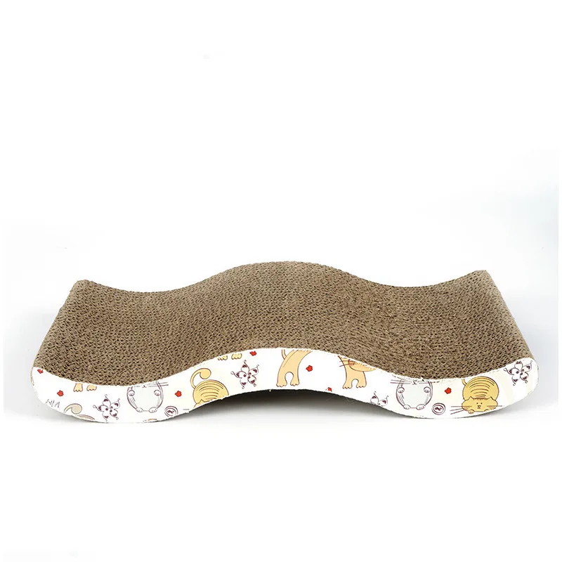 Cat Toy Cat Scratching Board Pet New Grinder Wear-resistant Scratched Square Cardboard Pet Suppliers
