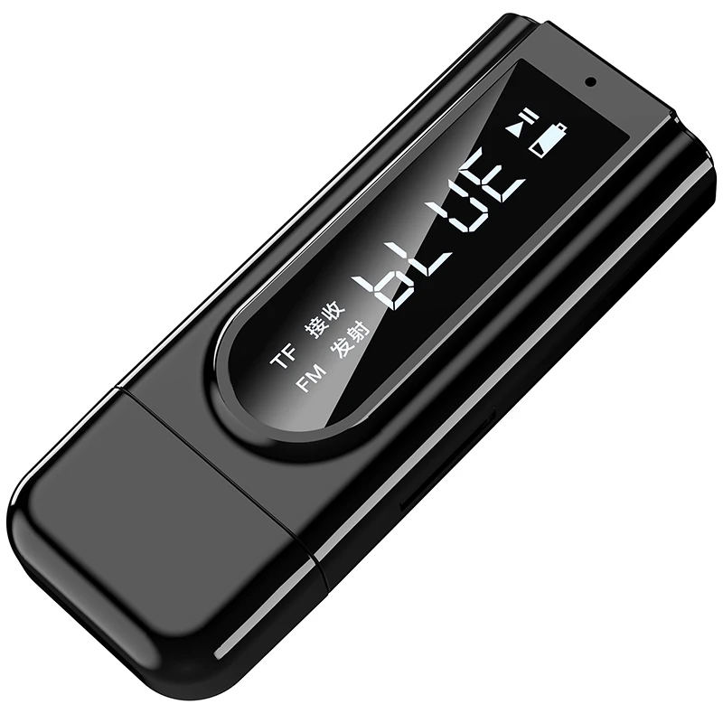 K9USB 5 0 Bluetooth Receiver AUX Bluetooth Adapter for PC TV Car Headphone 3 5mm Jack Transmitter TF Card