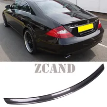 REAL CARBON FIBER TRUNK BOOT LIP SPOILER fit for MERCEDES BENZ W219 CLS CLS500 CLS550 CLS63 CLS350 2004-2010