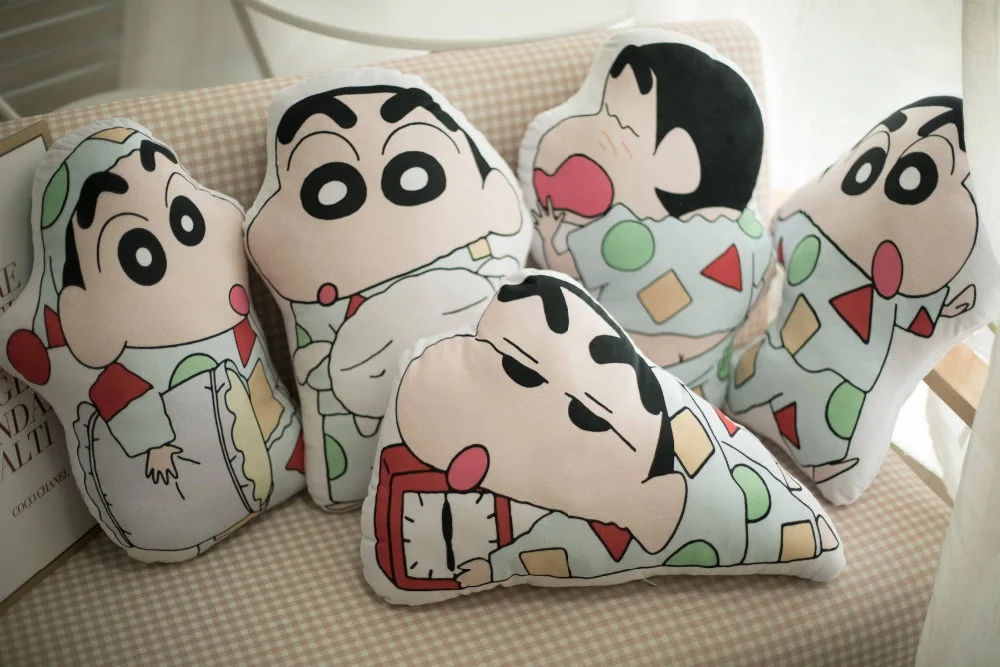 Милые плюшевые игрушки Crayon Shin-chan Собака 45 см мягкие игрушки Подушка День рождения Рождественский подарок#2925
