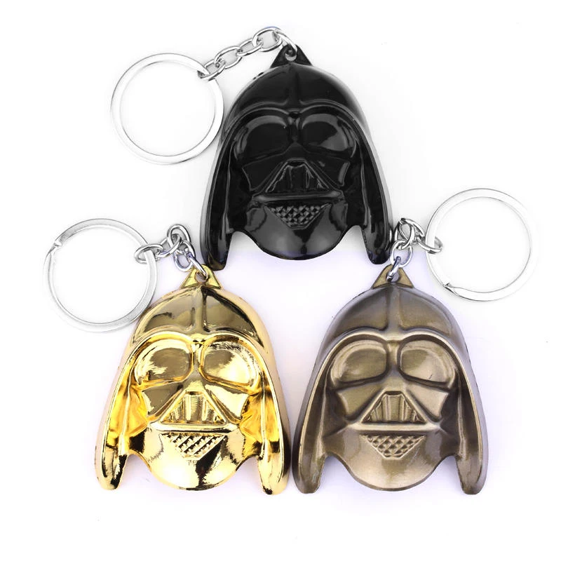 11 Style Star Wars Keychain StormTrooper Helmet Storm Trooper Pendant Key Chain Darth Vader Mask Superhero Keyring Key chain