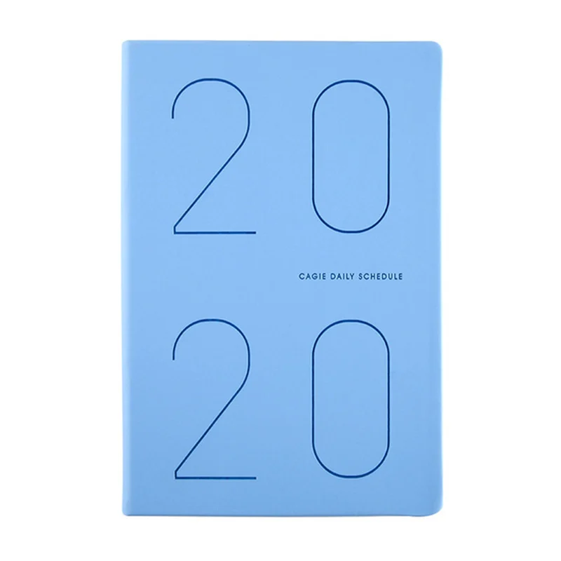 Blue Agenda A5, ежедневник, календарь, записная книжка, портативный ежедневник, ежедневник, ежемесячный блокнот-органайзер, расписание, канцелярские принадлежности, подарки - Цвет: Blue
