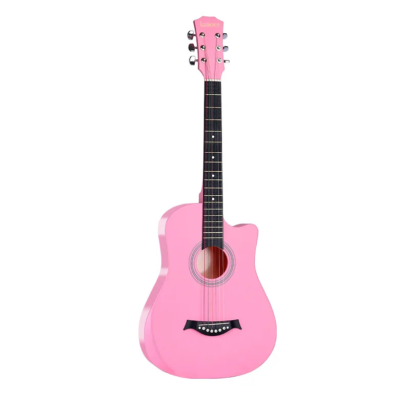 Folk Acoustic Guitar 38 "Carbon Fiber Newbie Induction Male Student Female Self-Study Newbie New Guitar Free Shipping - Image 2