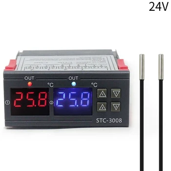 

STC-3008 Regulator Digital Display Switch Connect Mini Mechanical Thermostat Cabinet Temperature Controller Compact Heater Home