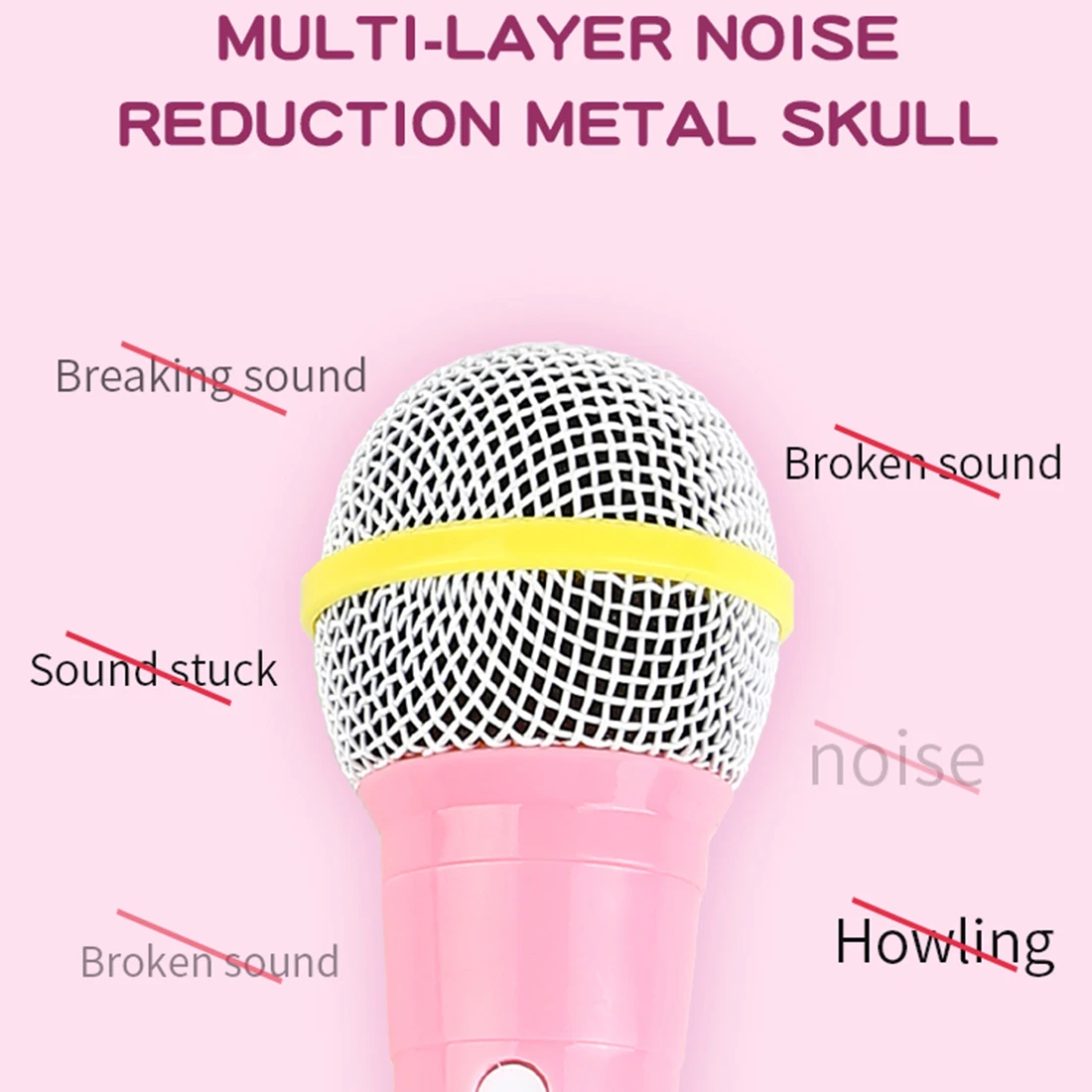 Детский портативный bluetooth-динамик беспроводной Саундбар караоке машина с микрофоном-белый