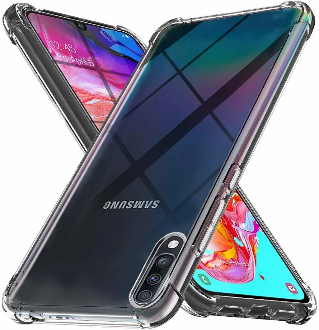 1000 шт. чехол для samsung Galaxy M40 M30 M20 M10 A90 A80 A70 A60 A50 A40 A30 A20 A10 Противоскользящий ударопрочный защитный чехол
