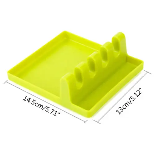 Kitchen Cooking Utensil Holder Silicone Utensil Rest Spoon Rest Utensil Spatula Holder Heat Resistant Cooking Tool Drop Ship