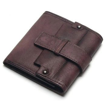 

TAUREN 2020 Men Wallets Wallet Genuine Leather Hasp Wallet Retro Clutch For Men Coin Purse Card Holders Men Coffee Wallet