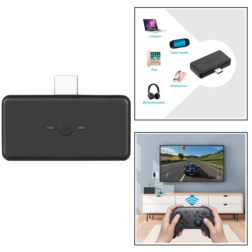 Bluetooth 5,0 USB C Тип C аудио передатчик адаптер для переключателя/LIite для PS4 тип-c интерфейс Bluetooth передатчик