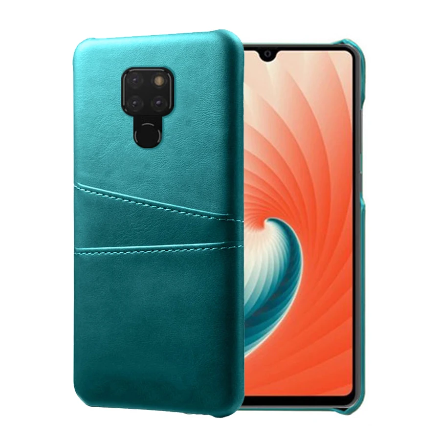 

SCK Leather Card Holder Phone Cases For Huawei Mate 20 Lite Mate 20Lite Slim Hybrid Hard Platic Phone Cover
