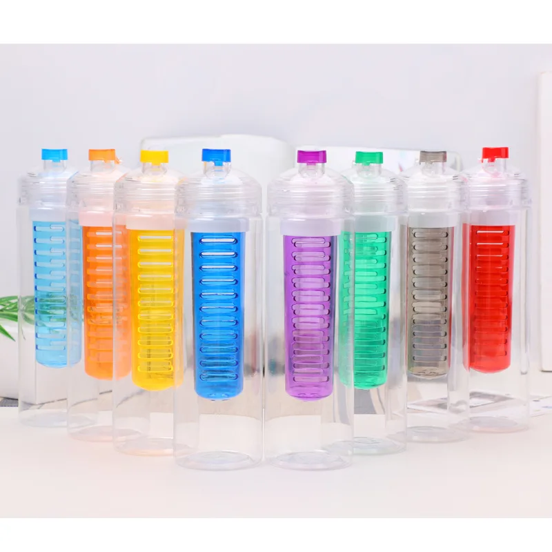 

New Style Fruit Cup Plastic Water Bottle Gift Lemon Glass