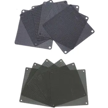 

12Pcs Computer Mesh Pvc Pc Case Fan Cooler Dust Filter Case Dustproof Cover Chassis Dust Cover - 6Pcs 8Cm & 6Pcs 14Cm