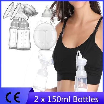 

Lightweight Electric Breast Pump BPA Free Automatic Silicone Breastfeeding Manual Nursing Strong Suction Reliever Breast Pumps