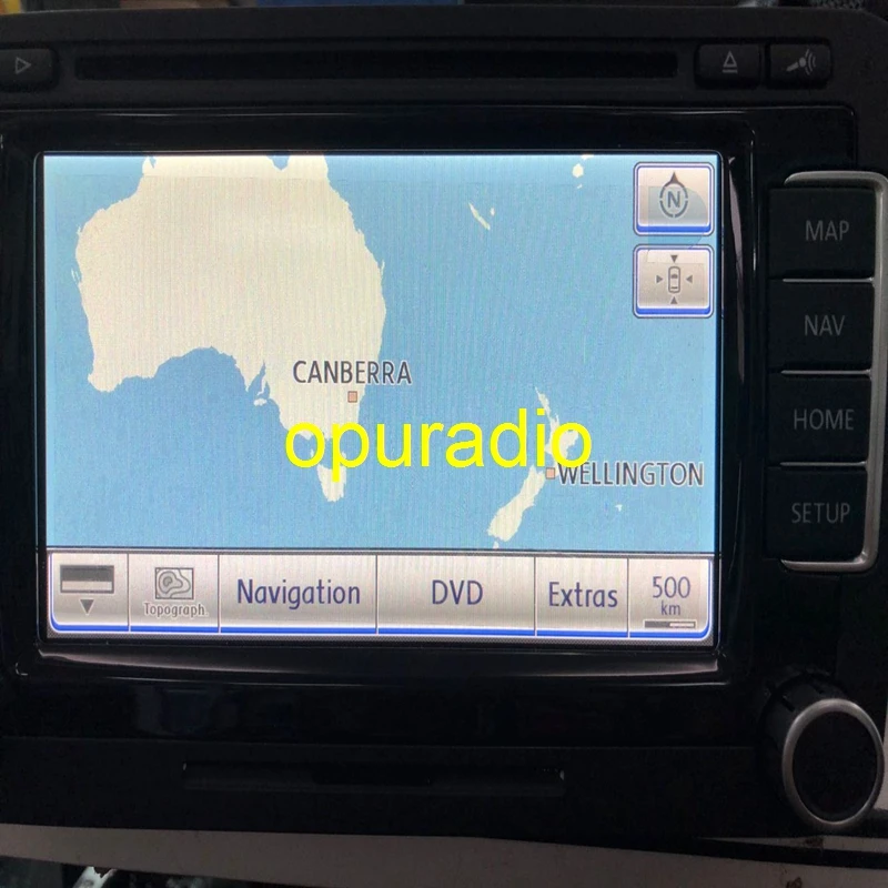 RNS510 led radio with Australia map'''