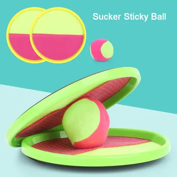 

1Set Kids Sucker Sticky Ball Toy Outdoor Sports Catch Ball Throw Game and Parent-Child Interactive Outdoor Toys for Children