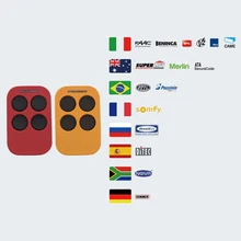 Multi marca porta de garagem controle remoto cópia controle duplicador swing abridor portão deslizante multi freqüência 315mhz/390/433/868mhz