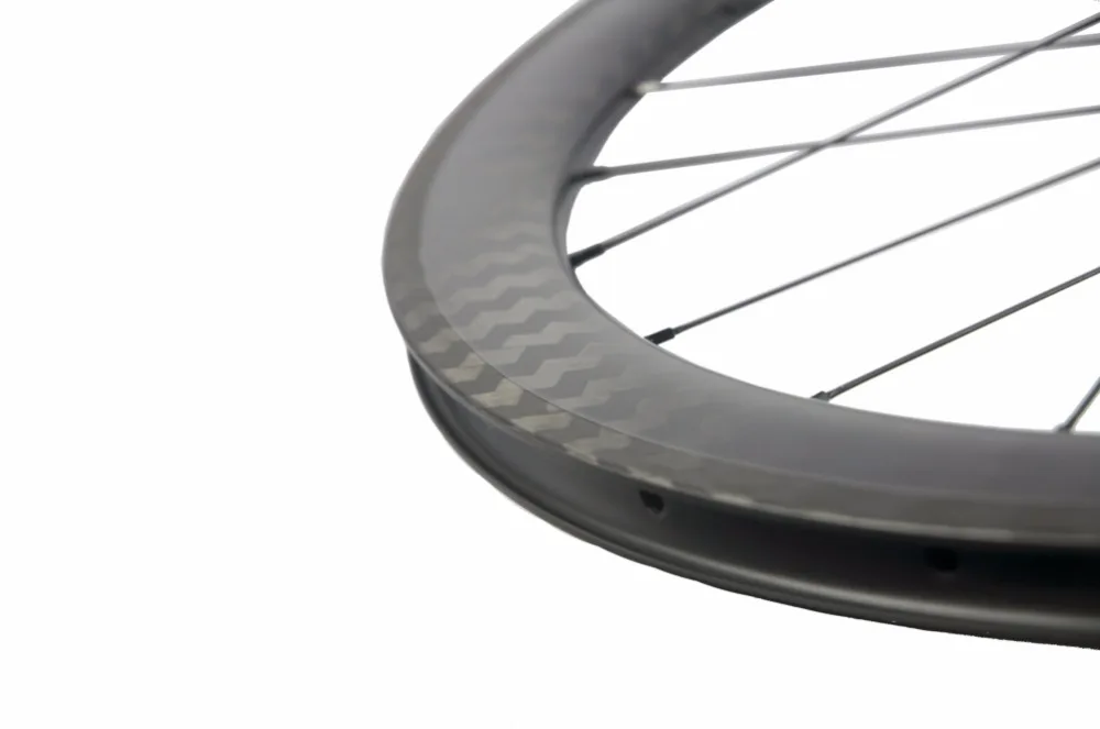 Cycling Bicycle Wheel 50mm Carbon Clincher Wheelset R51 Carbon Hub 25mm Width 12k Twill 30% Matte Road Bike Carbon Wheel