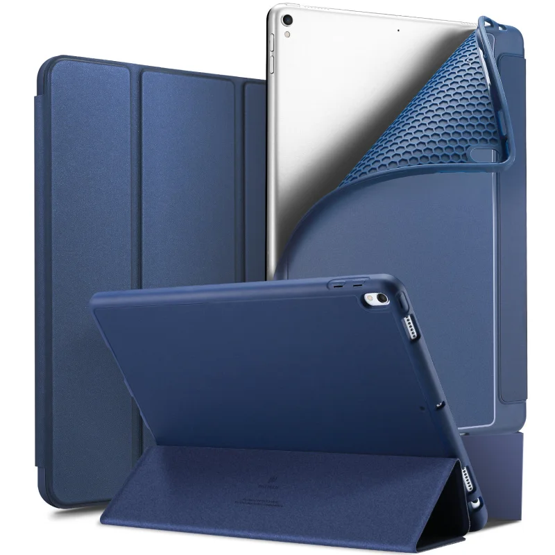 Гладкий сенсорный чехол из искусственной кожи для Apple iPad Air() мягкий силиконовый смарт-откидной Чехол для Apple iPad Air Pro 10,5