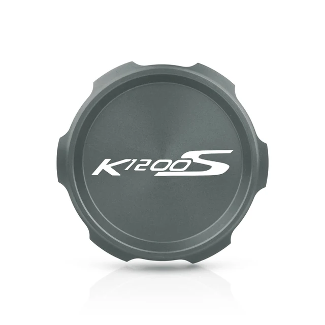 For BMW K1200S 2004-2008 2005 2006 2007 2009 K1200 K 1200 S 1200S Motorcycle Accessories Rear Brake Fluid Reservoir cover cap Gray