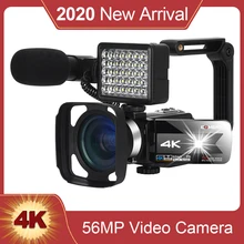 KOMERY новый релиз видеокамера 4K WiFi ночное видение 56MP встроенный заполняющий светильник сенсорный экран Vlogging для Youbute веб-камера KOMERY новый релиз видеокамера 4K WiFi ночное видение 56MP встроенный заполняющий светильник сенсорный экран Vlogging для Youbute веб-камера