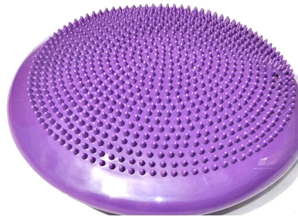 Newst Air Inflated Stability Wobble Cushion Balance Disc Twist Massage Workout Therapy Fitness Training Exercise Free Air Pump