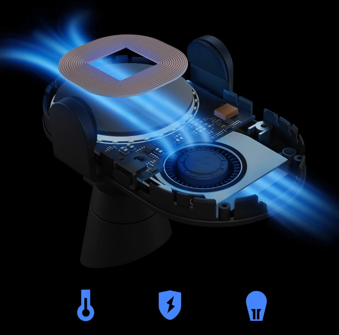 Xiaomi Qi автомобильное беспроводное зарядное устройство 20 Вт макс Быстрая зарядка