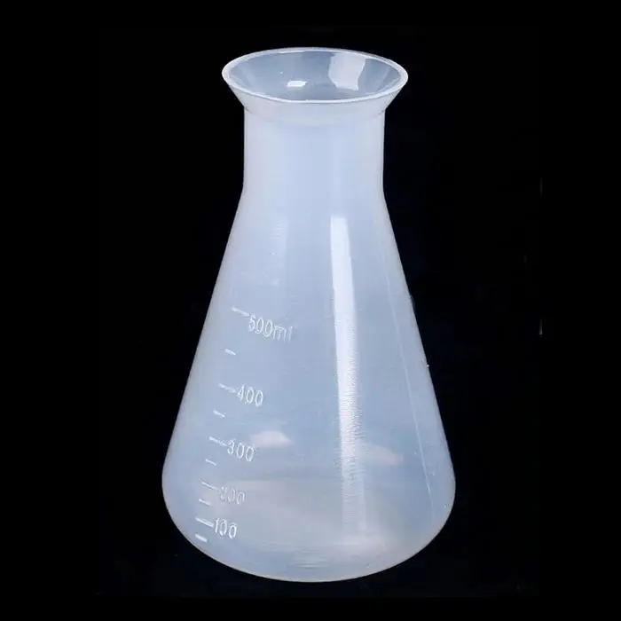 1 шт./3 шт./5 шт./10 шт. 100 мл 250 500 1000 2000 Пластиковая фляга erlenmeyer коническая бутылка|plastic