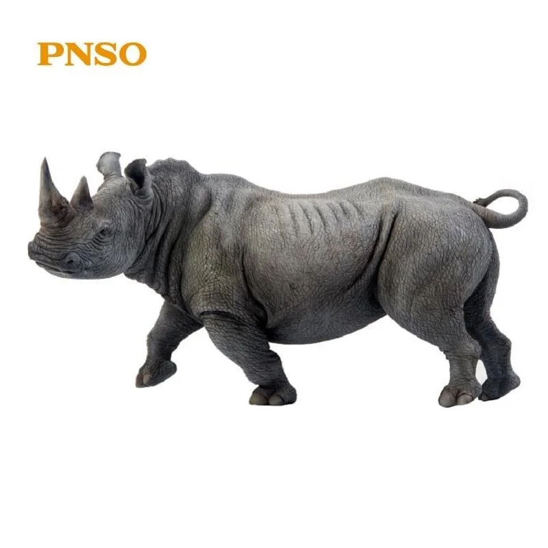 PNSO носорог большой размер 32 см Классические игрушки для мальчиков детская модель животных без розничной коробки