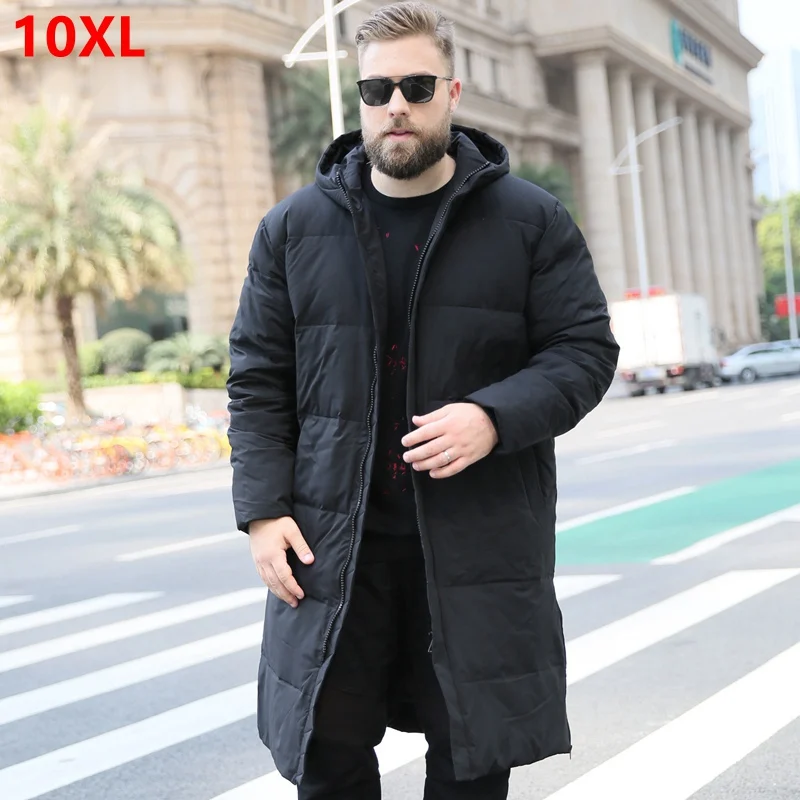 値段交渉 メンズダウンジャケット新男性冬の大サイズフード付きジャケット暖かいダウンコート6xl 7xl 8xl 9xl 10xl 新作から定番まで Signature Johaness Com