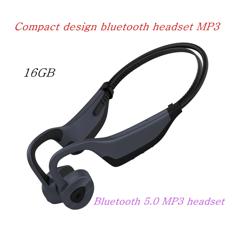 IP68 водонепроницаемый MP3 Bluetooth 2 в 1 костная проводимость гарнитура 16 г HIFI плеер