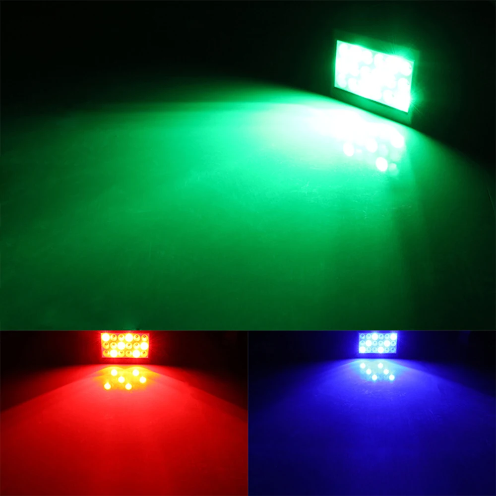 20 Вт DJ шоу стробоскоп для вечеринки AC90-240V свет для сцены RGB Авто-запуск/звук Вечерние огни/Вспышка эффект скорость регулируется
