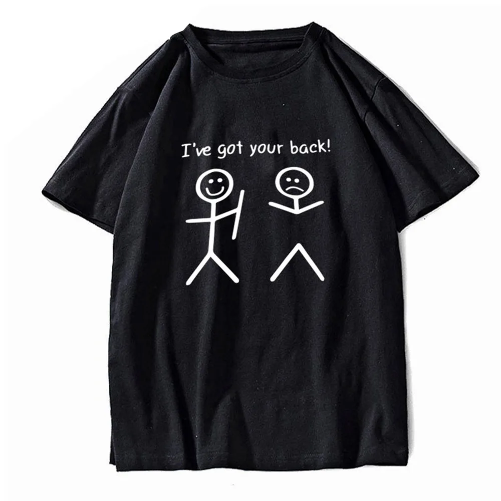 Популярные персонализированные мужские футболки с надписью I 've Your Back T Shrit Camisetas